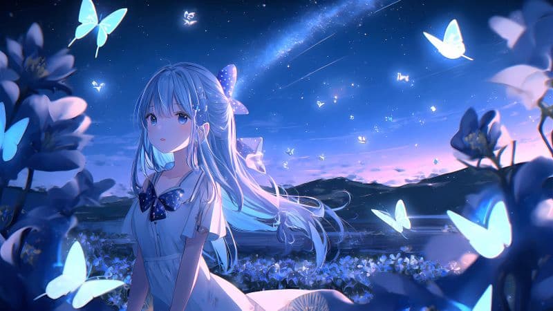 Anime girl Dream Wallpaper