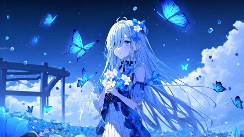 Anime girl Beautiful Wallpaper