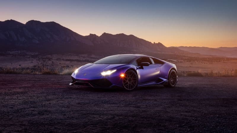 Lamborghini Huracan Landscape Wallpaper