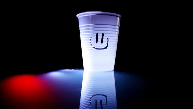 Smiley Plastic Wallpaper