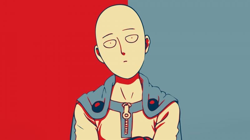 Saitama Minimalist Wallpaper
