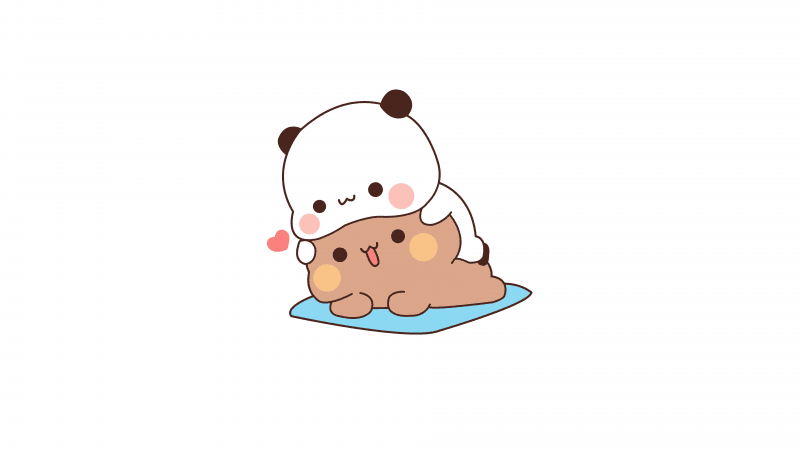 Milk and Mocha Bears 8K Wallpaper