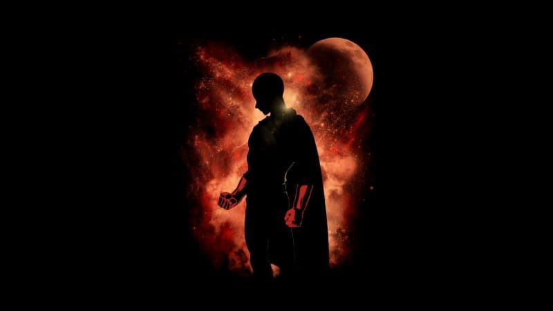One Punch Man Silhouette Wallpaper