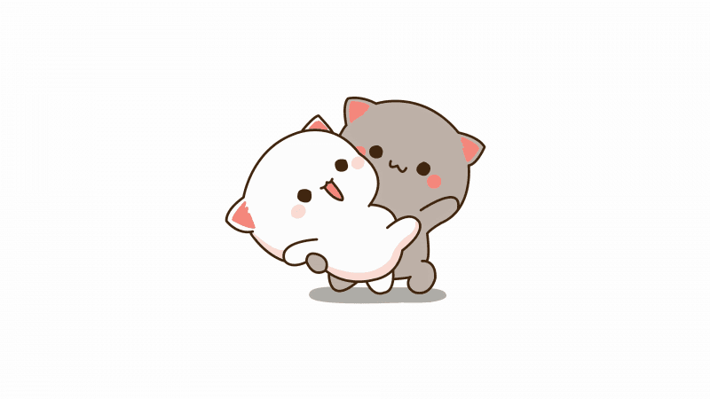 Kitty couple Kawaii couple Wallpaper