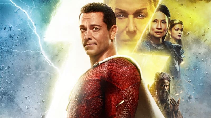 Shazam! Fury of the Gods Zachary Levi as Shazam Wallpaper