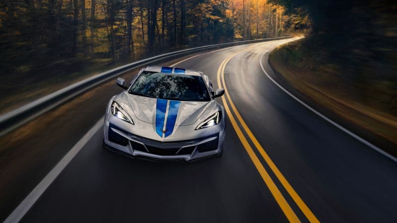 Chevrolet Corvette E-Ray 3LZ Hybrid sports car Wallpaper