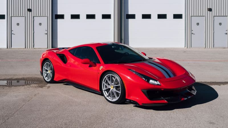 Ferrari 488 Pista Red cars Wallpaper