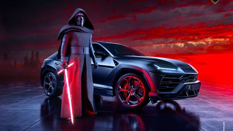 Kylo Ren Lamborghini Urus Wallpaper