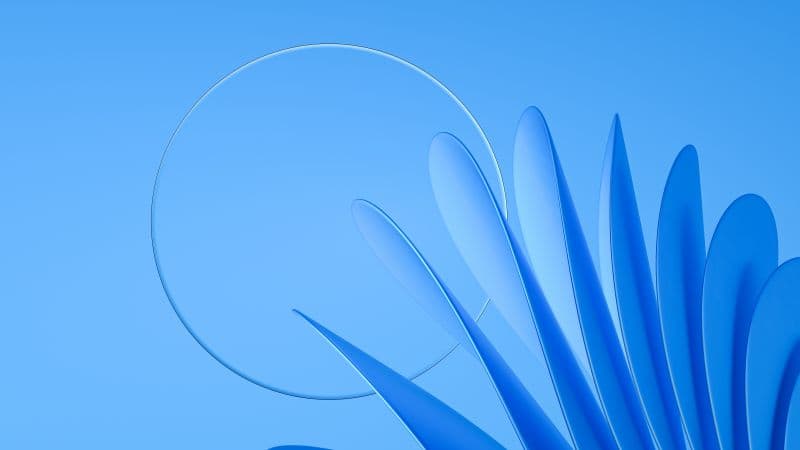 Glass Blue background Wallpaper