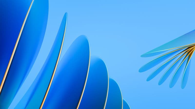 Surreal Blue background Wallpaper