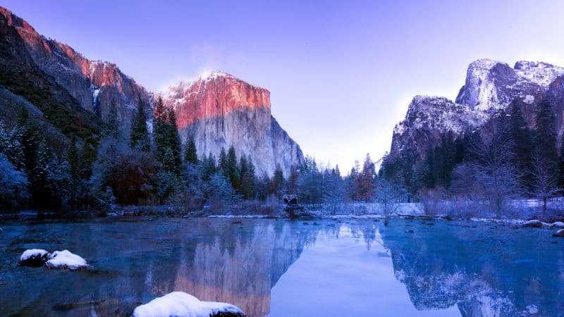 Yosemite Lake Yosemite Valley Wallpaper