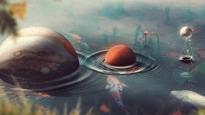 Venus Jupiter Wallpaper