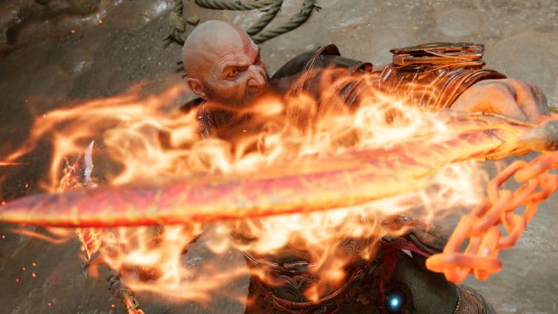 God of War Ragnarök Gameplay Wallpaper