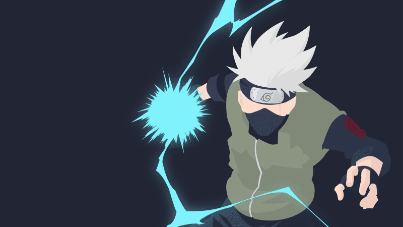 Kakashi Hatake Lighting blade Wallpaper