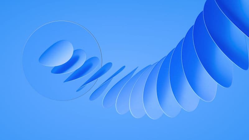 3D background Blue Wallpaper
