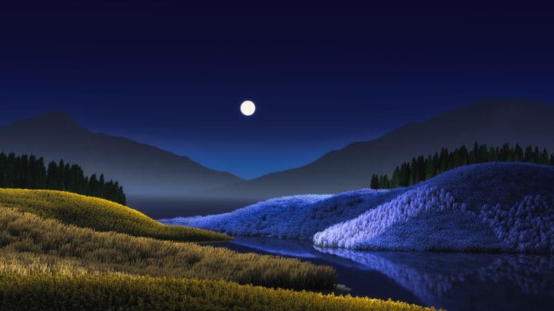 Night Landscape Wallpaper