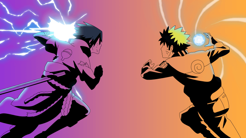 Naruto Uzumaki Sasuke Uchiha Wallpaper