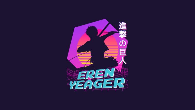 Eren Yeager Aesthetic anime Wallpaper