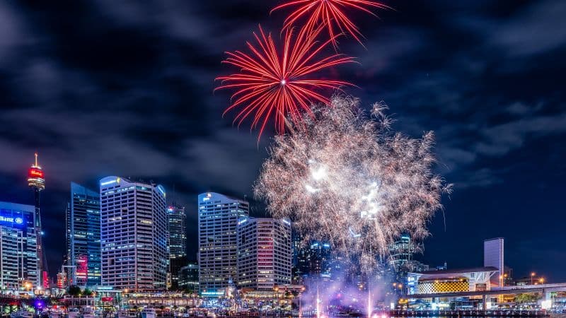 Fireworks Darling Harbour Wallpaper