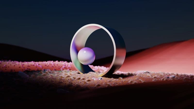 3D background Night Wallpaper