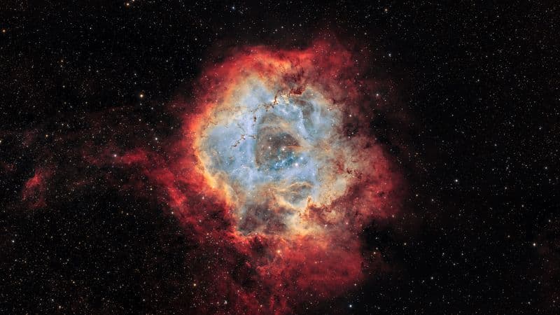Rosette Nebula Milky Way Wallpaper