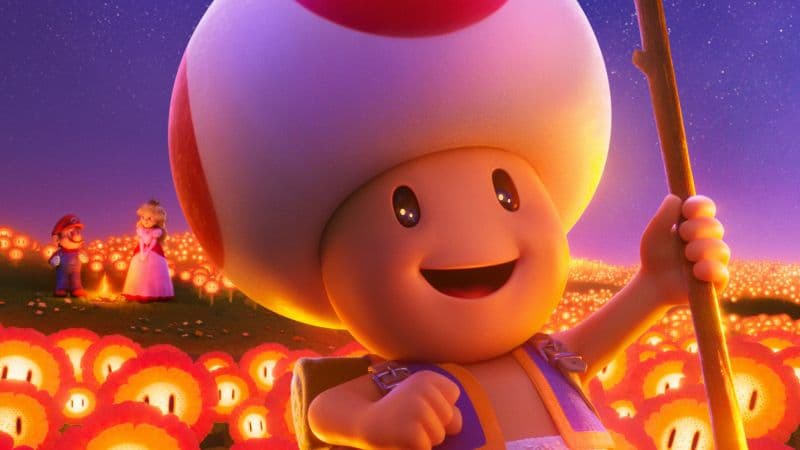 Toad in The Super Mario Bros. Movie iPhone Wallpaper