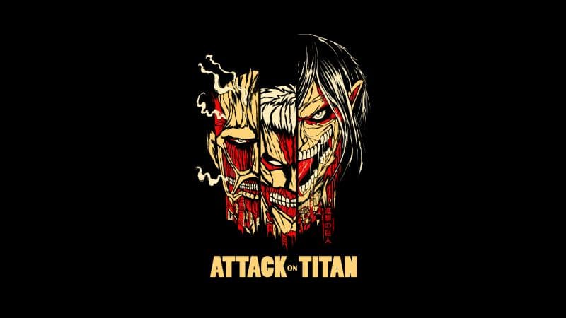 Attack on Titan AMOLED Wallpaper