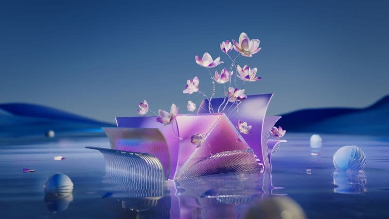 Floral designs Surreal Wallpaper