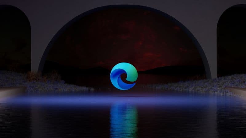 Microsoft Edge Night Wallpaper