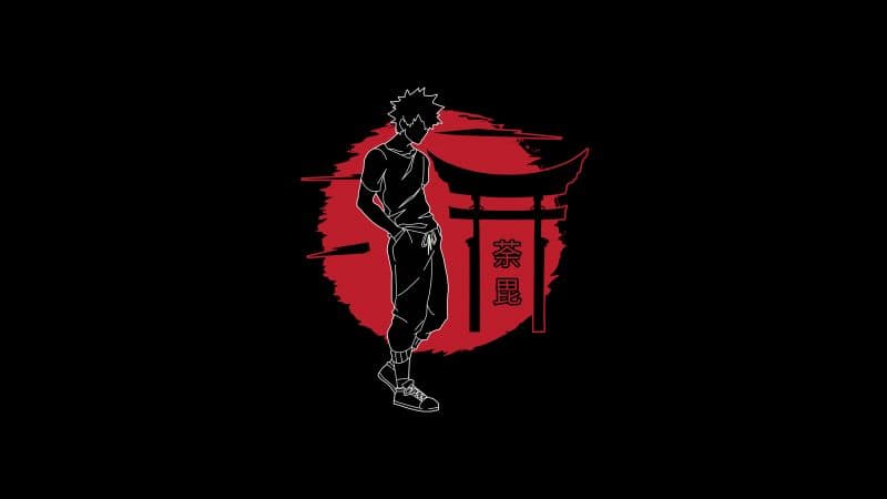 Dabi Black background Wallpaper