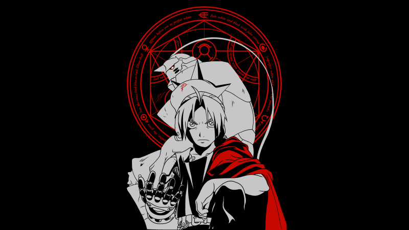 Edward Elric AMOLED Wallpaper