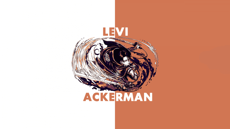 Levi Ackerman Illustration Wallpaper