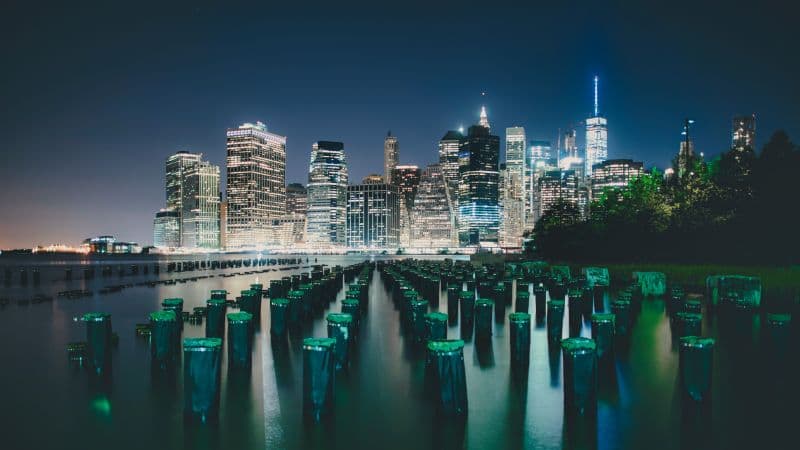 New York City Manhattan Skyline Wallpaper