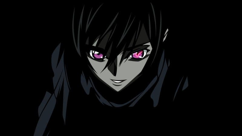 Lelouch Lamperouge Black background Wallpaper