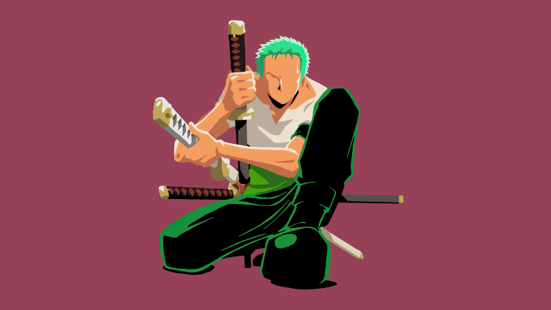 Roronoa Zoro Illustration Wallpaper