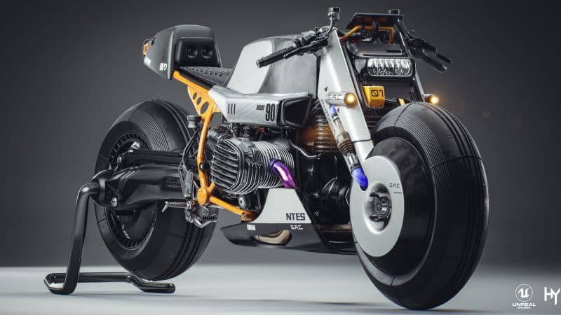 Electric bikes Futuristic Wallpaper