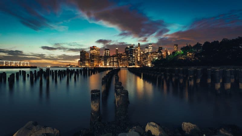 New York City Evening Wallpaper