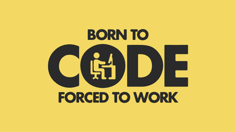 Born to Code Programmer quotes Wallpaper