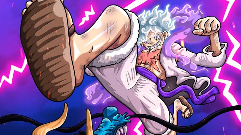 Luffy vs Kaido 5K Wallpaper