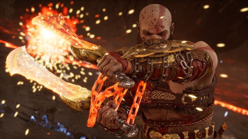 Blades of Chaos Kratos Wallpaper