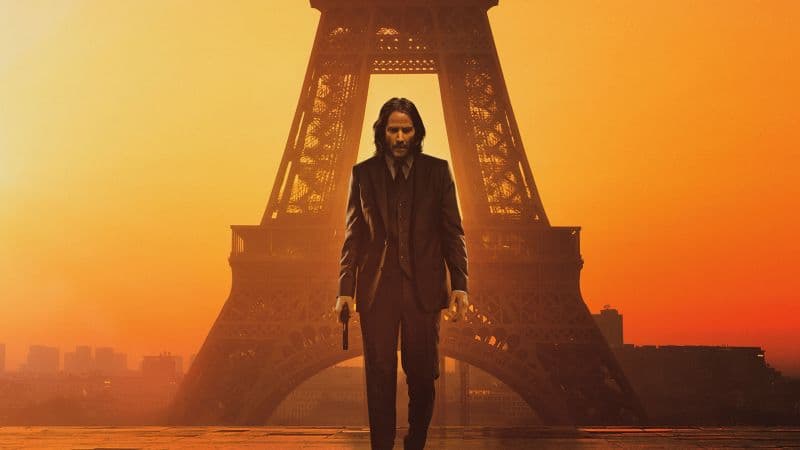 John Wick: Chapter 4 Eiffel Tower Wallpaper
