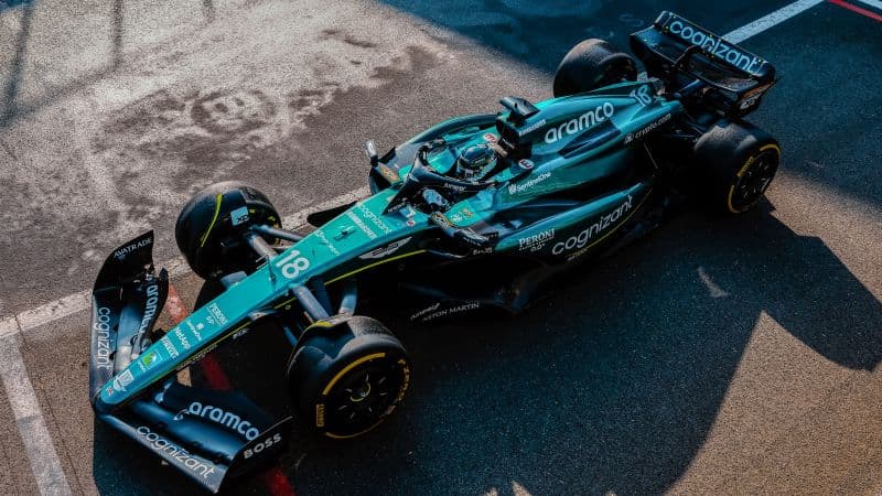 Aston Martin AMR23 Formula One cars Wallpaper