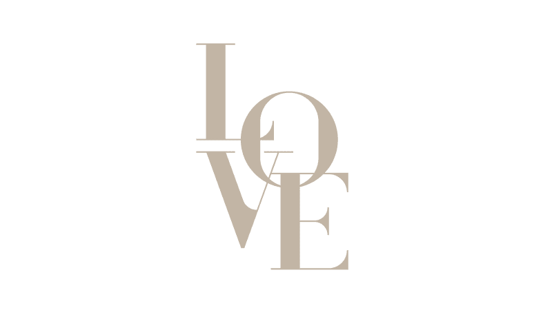 Love word Typography Wallpaper
