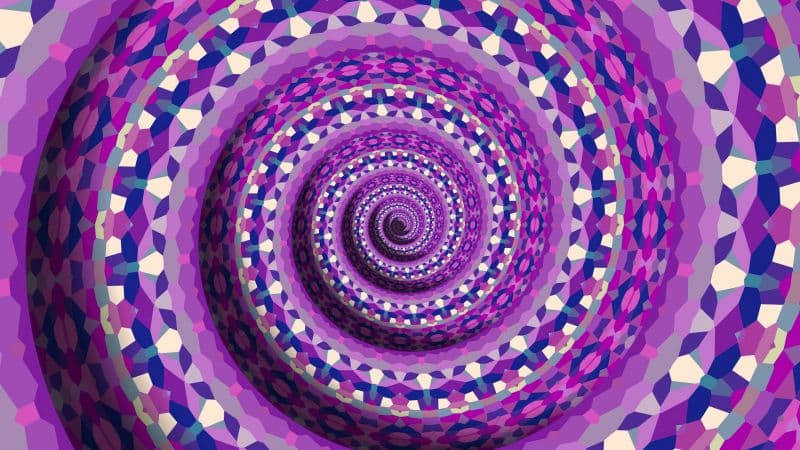 Abstract background Spiral Mandala Wallpaper