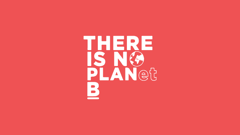 There Is No Planet B Valentine Red Wallpaper