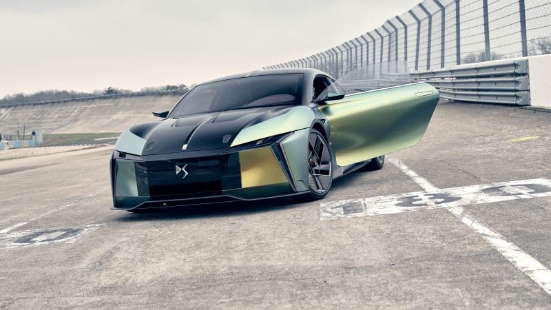 DS E-Tense Performance Concept Electric Sports cars Wallpaper