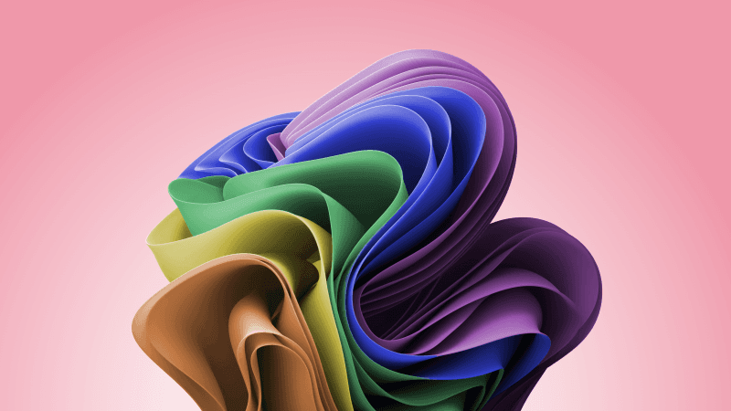 Windows 11 Colorful Ultrawide Aesthetic Wallpaper