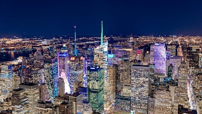 New York City Nightscape Wallpaper