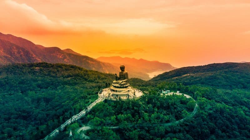 Tian Tan Buddha Hong Kong Wallpaper
