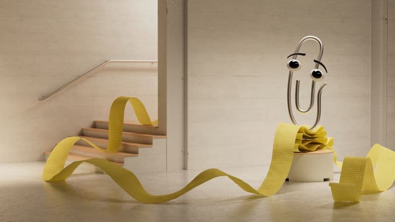 Microsoft Design Clippy Wallpaper